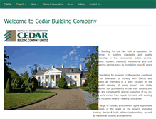 Tablet Screenshot of cedarbuilding.ie